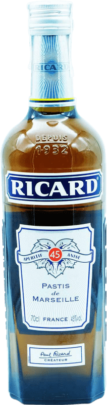 27,95 € Envío gratis | Pastis Pernod Ricard Kósher Francia Botella 70 cl