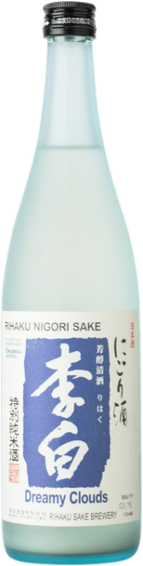 44,95 € Envío gratis | Sake Rihaku. Nigori Japón Botella 72 cl