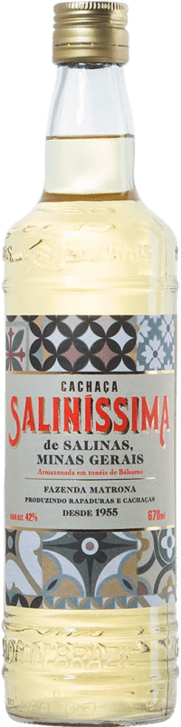 13,95 € Envío gratis | Cachaça Salinissima Brasil 70 cl