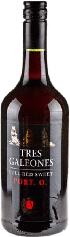 3,95 € Envío gratis | Licores Tres Galeones Red España Botella 1 L