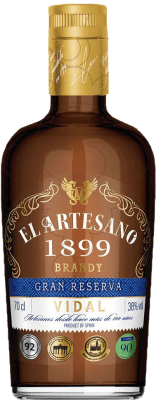 14,95 € Spedizione Gratuita | Brandy Artesano Vidal XO Extra Old — Extra Vecchio Spagna 70 cl