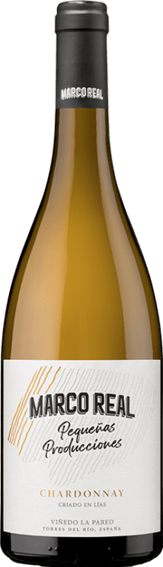 7,95 € Бесплатная доставка | Белое вино Marco Real Pequeñas Producciones старения D.O. Navarra Наварра Испания Chardonnay бутылка 75 cl