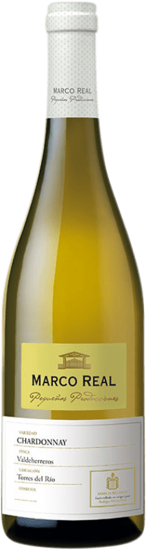 7,95 € Free Shipping | White wine Marco Real Pequeñas Producciones Aged D.O. Navarra Navarre Spain Chardonnay Bottle 75 cl