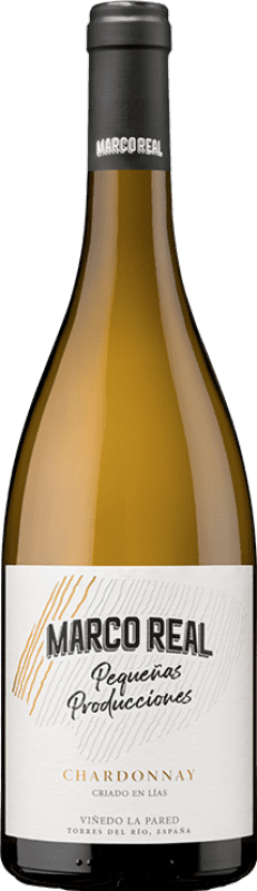 10,95 € Envío gratis | Vino blanco Marco Real Pequeñas Producciones Crianza D.O. Navarra Navarra España Chardonnay Botella 75 cl