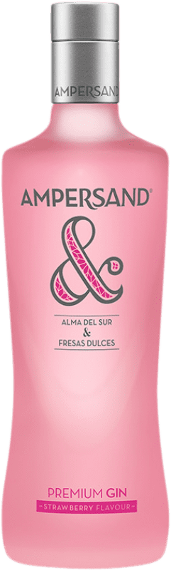 13,95 € Envio grátis | Genever Gin Ampersand Reino Unido 70 cl Strawberry — Morango