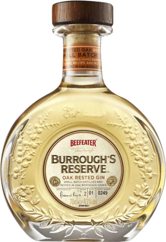 58,95 € Spedizione Gratuita | Gin Beefeater Burrough's Riserva Regno Unito Bottiglia 70 cl