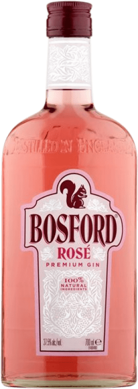 11,95 € Kostenloser Versand | Gin Bosford Gin Rosé Premium Großbritannien Flasche 70 cl