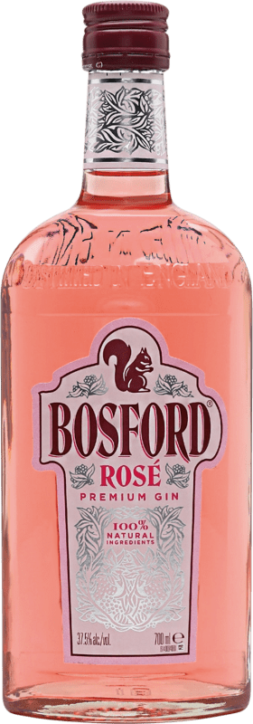 16,95 € Envoi gratuit | Gin Bosford Rosé Premium Royaume-Uni Bouteille 70 cl