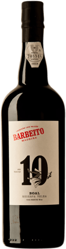 52,95 € Envio grátis | Vinho fortificado Barbeito Velha Reserva I.G. Madeira Madeira Portugal Boal 10 Anos Garrafa 75 cl