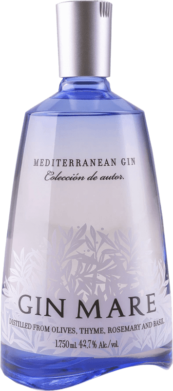 83,95 € Envio grátis | Gin Global Premium Gin Mare Mediterranean Espanha Garrafa Especial 1,75 L