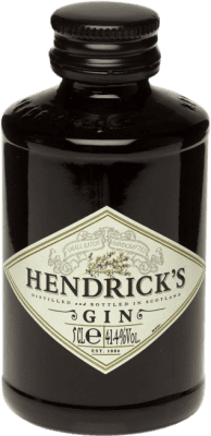 4,95 € Envio grátis | Gin Hendrick's Gin Reino Unido Garrafa Miniatura 5 cl