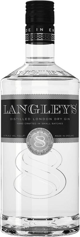 15,95 € Kostenloser Versand | Gin Langley's Gin Großbritannien Flasche 70 cl