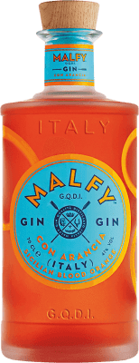 31,95 € Бесплатная доставка | Джин Malfy Gin Arancia Италия бутылка 70 cl