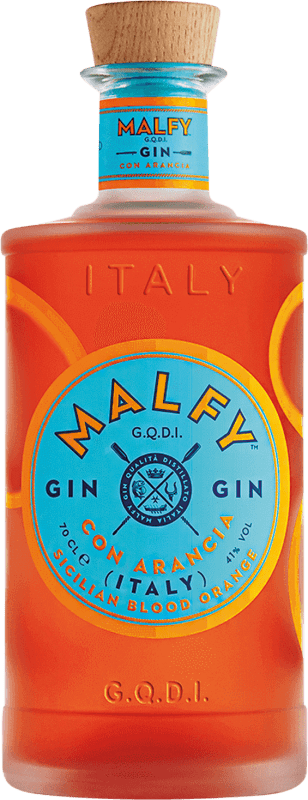 32,95 € Envio grátis | Genever Gin Malfy Itália 70 cl Arancia — Laranja