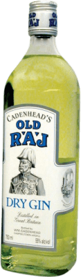 44,95 € Envio grátis | Gin Old Raj Gin Blue Label Reino Unido Garrafa 70 cl