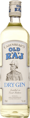 44,95 € Envio grátis | Gin Old Raj Gin Blue Label Reino Unido Garrafa 70 cl