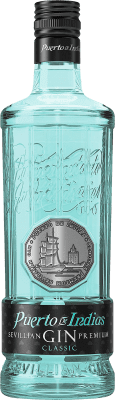 19,95 € 免费送货 | 金酒 Gin Puerto de Indias 经典 西班牙 70 cl