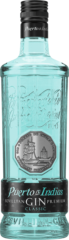 15,95 € Бесплатная доставка | Джин Puerto de Indias Classic Gin Испания бутылка 70 cl