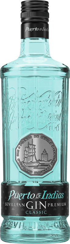 16,95 € Envoi gratuit | Gin Puerto de Indias Classic Gin Espagne Bouteille 70 cl