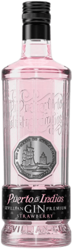 19,95 € 免费送货 | 金酒 Gin Puerto de Indias 西班牙 70 cl Strawberry — 草莓