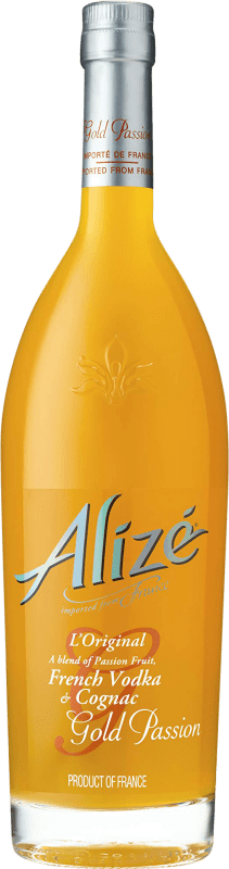 13,95 € 免费送货 | 利口酒 Alizé Passion Gold — 金色版 法国 70 cl Cognac — 白兰地, Vozka — 伏特加