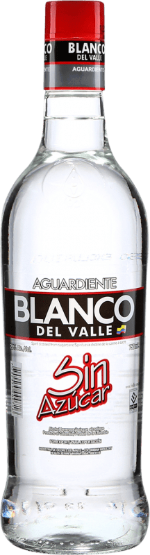 17,95 € Envio grátis | Aguardente Orujo Del Valle Sem Açúcar Blanco — Branco Colômbia 70 cl