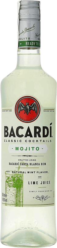 14,95 € Envío gratis | Licores Bacardí Mojito Bahamas Botella 70 cl