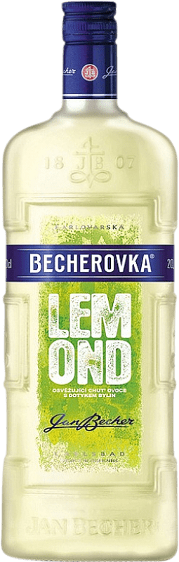 24,95 € Envío gratis | Licores Becherovka Lemond República Checa Botella 1 L