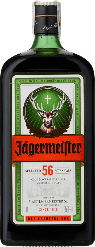 24,95 € Kostenloser Versand | Liköre Mast Jägermeister Deutschland Flasche 1 L