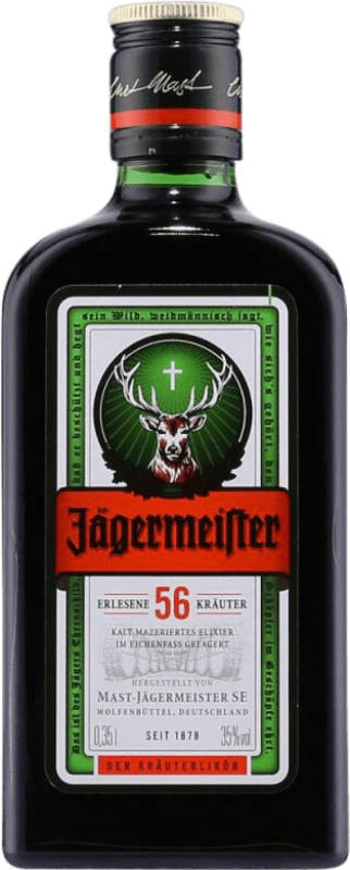 12,95 € Free Shipping | Herbal Liqueur Mast Jägermeister Germany Third-Liter Bottle 35 cl