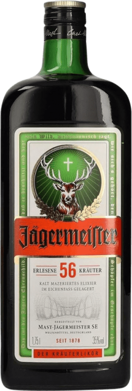 42,95 € Envío gratis | Licores Mast Jägermeister Alemania Botella Especial 1,75 L