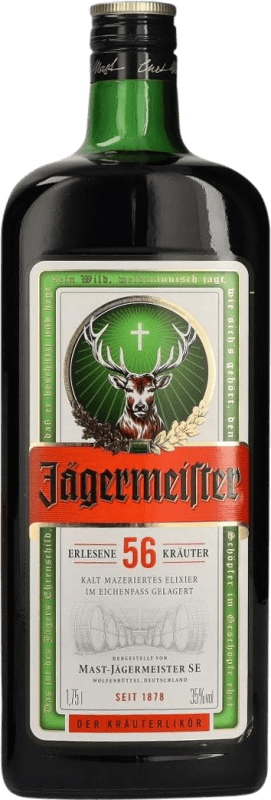 43,95 € Free Shipping | Herbal liqueur Mast Jägermeister Germany Special Bottle 1,75 L