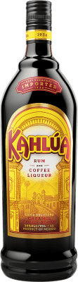 24,95 € Envio grátis | Licores Kahlúa Licor de Café México Garrafa 1 L