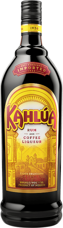 24,95 € Kostenloser Versand | Liköre Kahlúa Licor de Café Mexiko Flasche 1 L