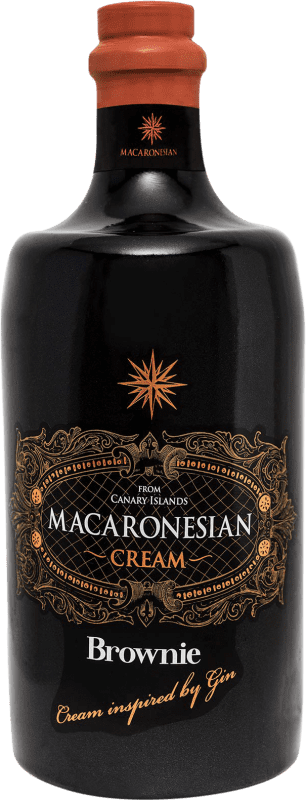 27,95 € Envío gratis | Crema de Licor Macaronesian. Brownie España Botella 70 cl