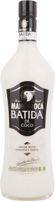 12,95 € Envío gratis | Licores Mangaroca Batida de Coco Brasil Botella 70 cl