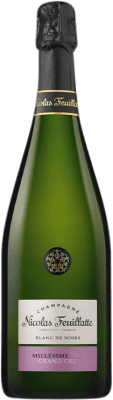 44,95 € Бесплатная доставка | Белое игристое Nicolas Feuillatte Grand Cru Blanc de Noirs Vintage A.O.C. Champagne шампанское Франция Pinot Black бутылка 75 cl