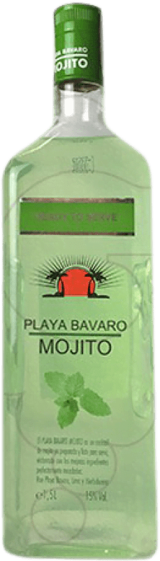 14,95 € Envío gratis | Licores Playa Bavaro. Mojito España Botella Magnum 1,5 L