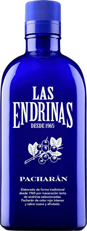 17,95 € Free Shipping | Pacharán Las Endrinas Spain Bottle 1 L