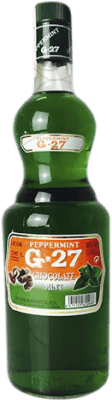 14,95 € Envío gratis | Licores Salas G-27 Pippermint Chocolate Mint España Botella 1 L