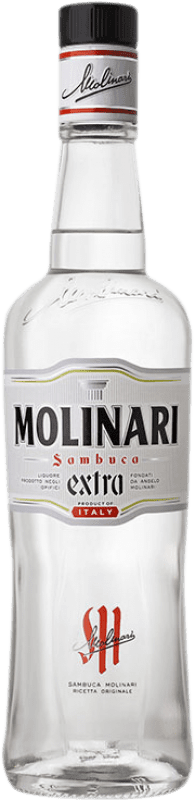 17,95 € Free Shipping | Aniseed Molinari Sambuca Italy Bottle 70 cl