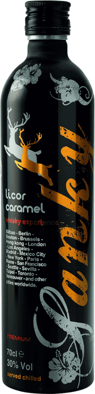 14,95 € Бесплатная доставка | Ликеры Sanky. Caramel Licor de Whisky Испания бутылка 70 cl