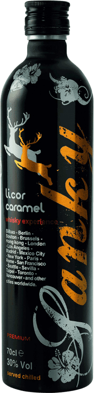 14,95 € Free Shipping | Liqueurs Sanky Spain 70 cl Caramel, Whisky