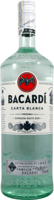 33,95 € 免费送货 | 朗姆酒 Bacardí Carta Blanca 巴哈马 特别的瓶子 1,5 L