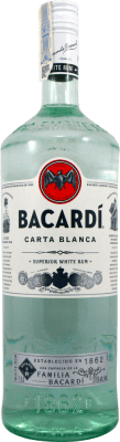 35,95 € Envio grátis | Rum Bacardí Carta Blanca Bahamas Garrafa Especial 1,5 L