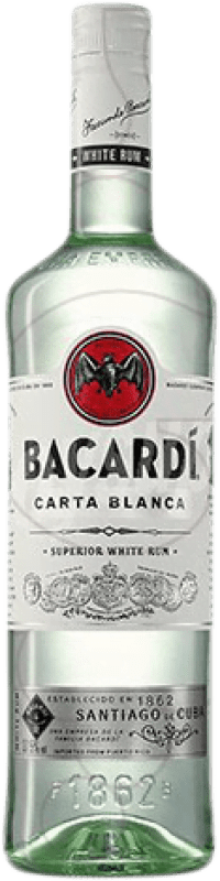 99,95 € Envío gratis | Ron Bacardí Carta Blanca Bahamas Botella Especial 3 L