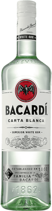 17,95 € 免费送货 | 朗姆酒 Bacardí Carta Blanca 巴哈马 瓶子 70 cl