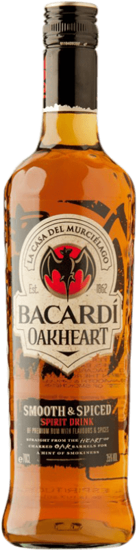 Oakheart ром красное белое. Бакарди Оакхарт 0.7. Ром Bacardi Oakheart Original. Виски Bacardi Oakheart. Ром Оакхарт 0,7.