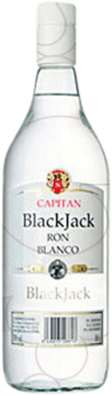 12,95 € Envio grátis | Rum Black Jack Blanco — Branco Espanha 1 L