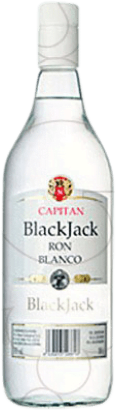 12,95 € Envio grátis | Rum Black Jack Blanco Espanha Garrafa 1 L